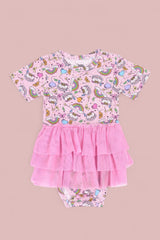 ONCE UPON A BIRTHDAY DREAM TUTU BODYSUIT DRESS
