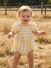 Mommy & Me Plaid Girl Romper