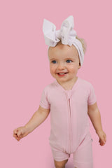 PINK ROSE RIB SHORTIE