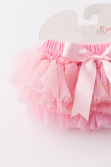 Pink & Gold Glitter Ruffle Tutu Bloomer