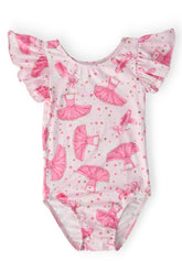 Pirouette S/S Flutter Sleeve Leotard