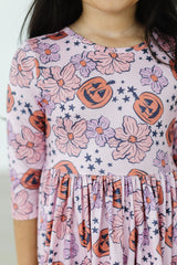SALE Here for the Candy 3/4 Sleeve Pocket Twirl Dress