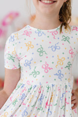 SALE Tied in Love S/S Pocket Twirl Dress