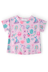 Under the Sea Ruffle Pocket Tee