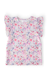 Whimsical Woods S/S Ruffle Tee