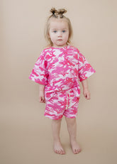 Shorts Set | Camo Leopard