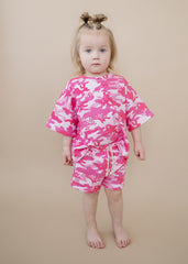 Shorts Set | Camo Leopard