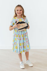 Softball Sweetie S/S Pocket Twirl Dress