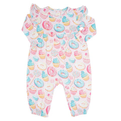 Sweet Tooth Flutter Sleeve Romper