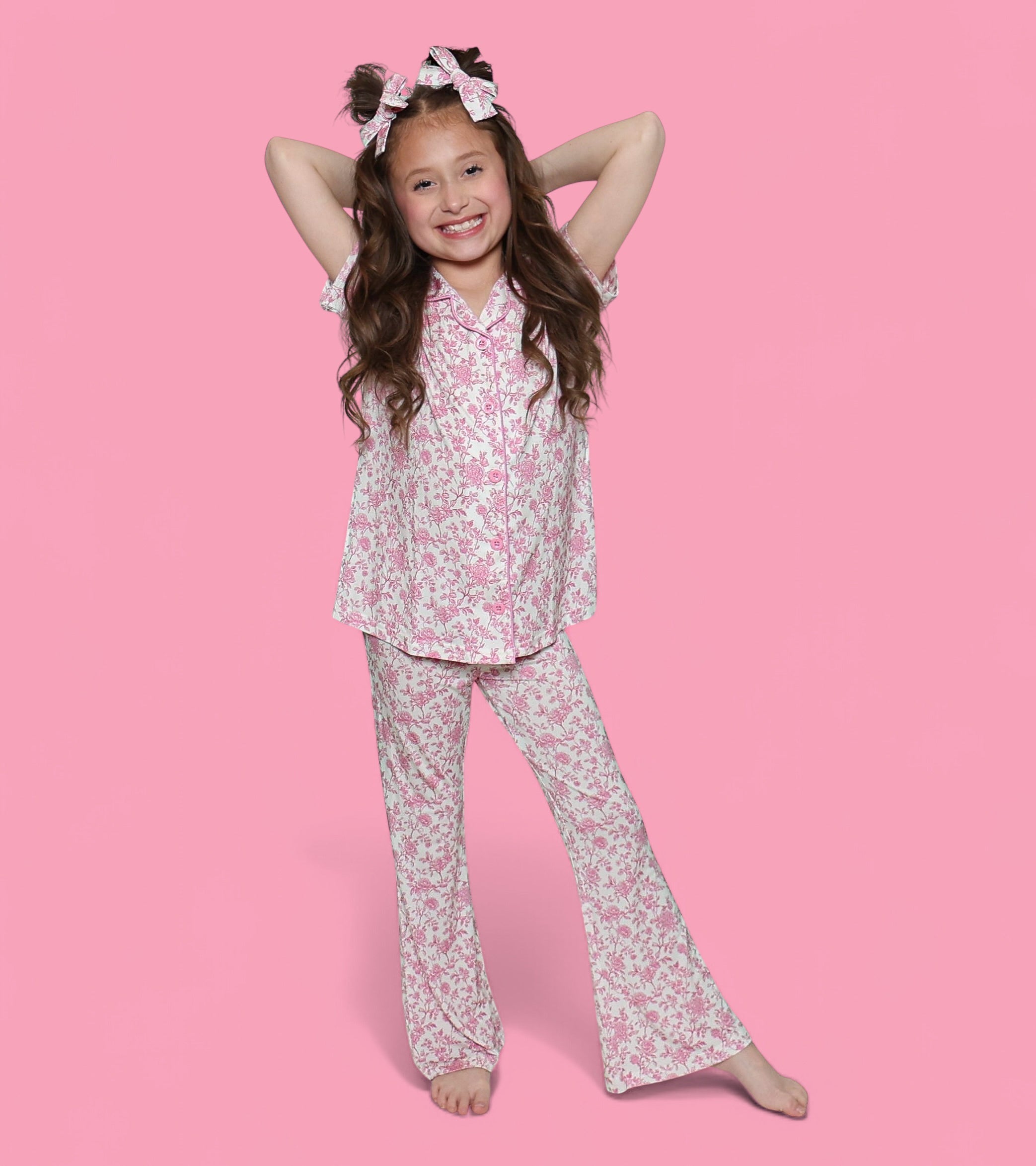 ROSEWOOD TOILE DREAM GIRL'S FLARE SET