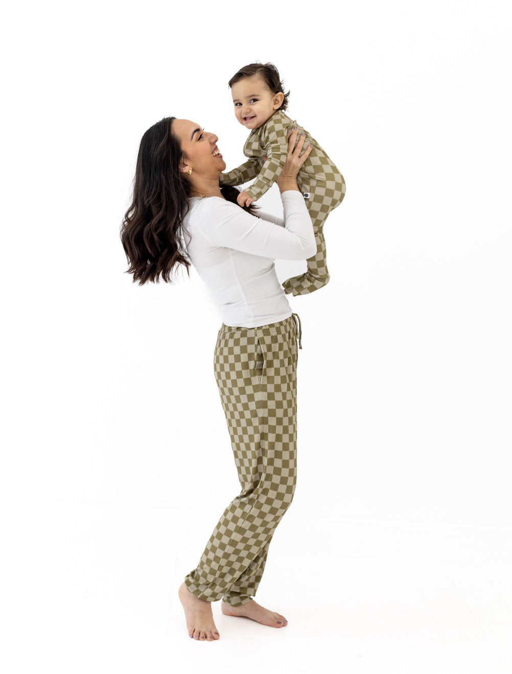 SAGE CHECK | ADULT JOGGER