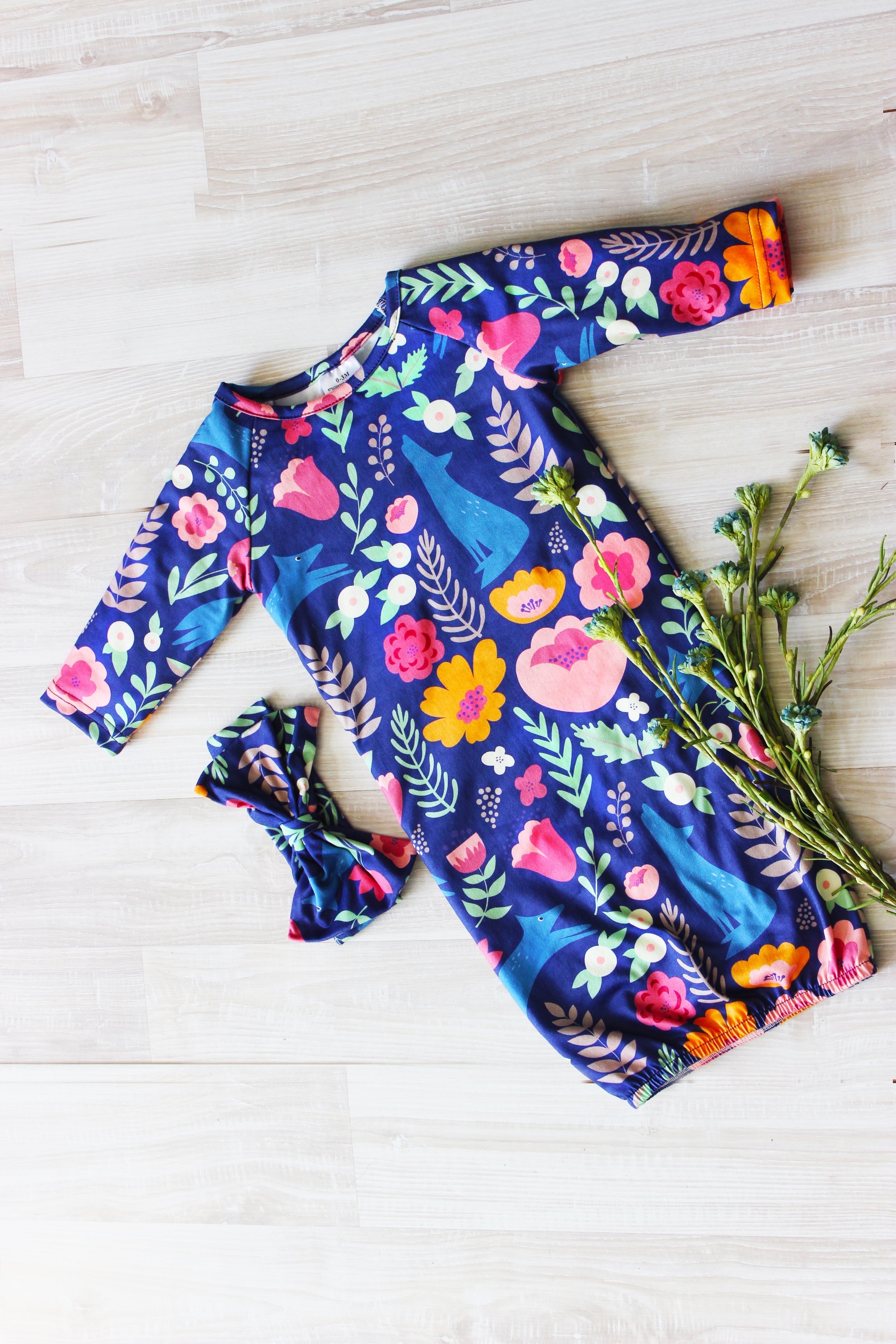 Fox Baby Gown