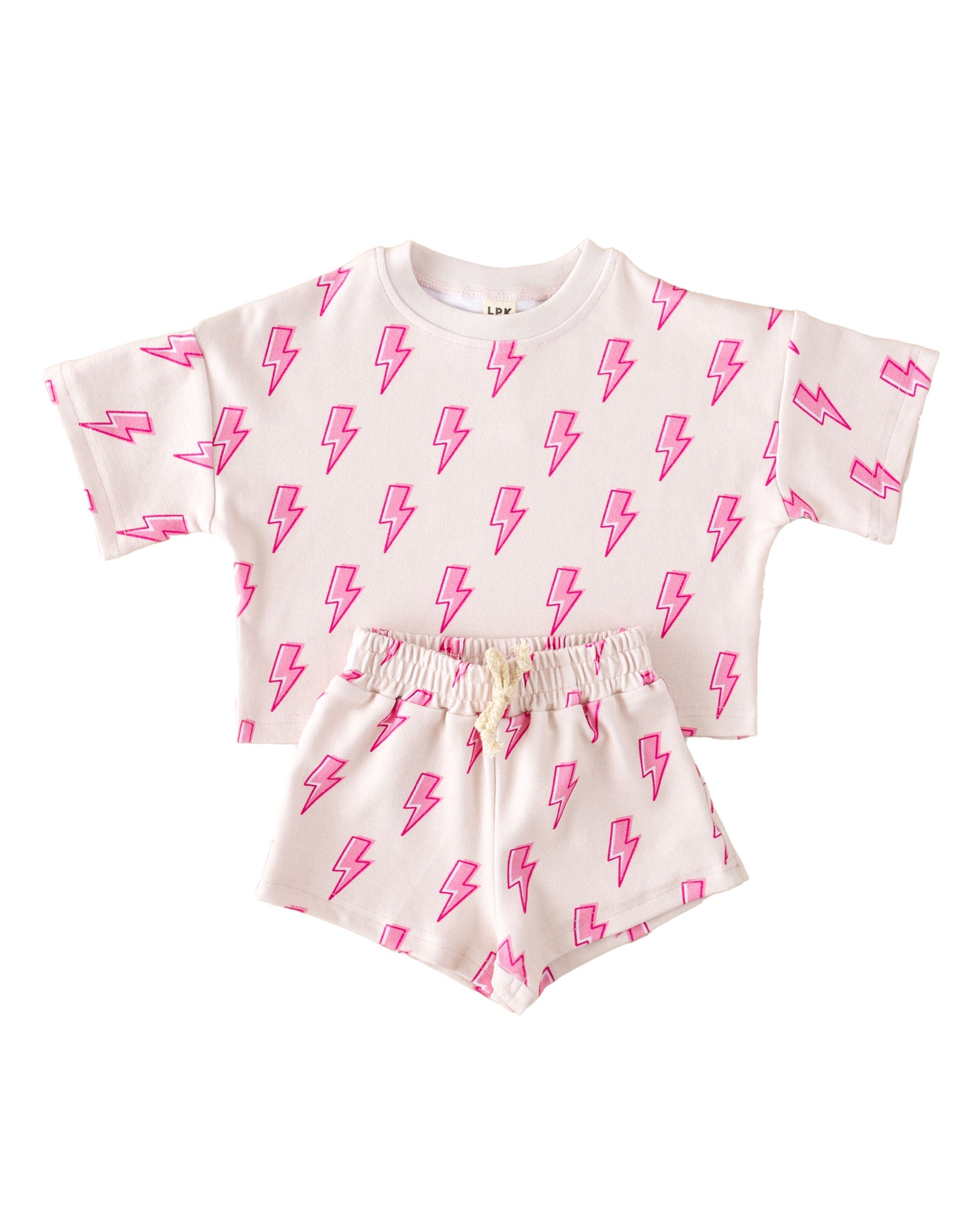 Shorts Set | Pink Bolts
