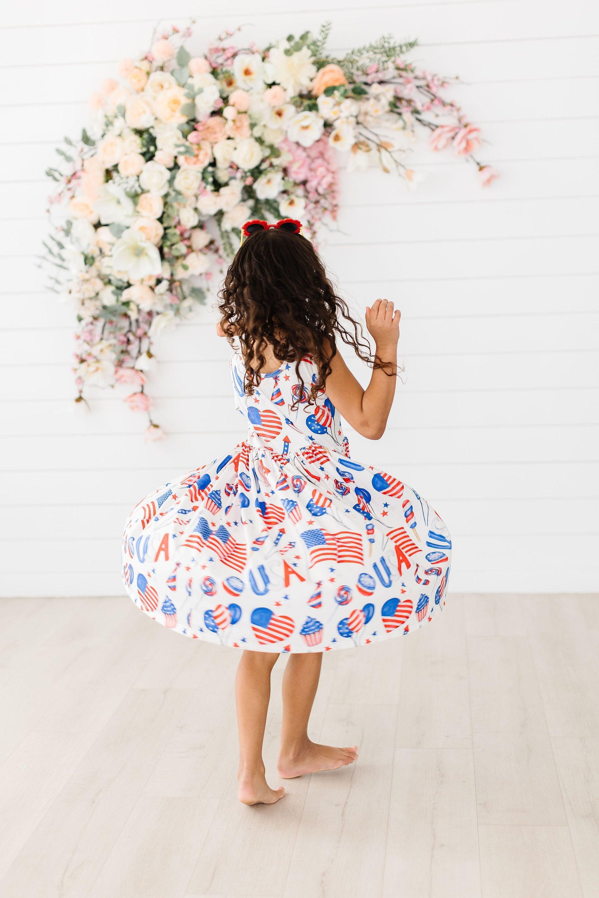 Party in the USA Tank Twirl Dress