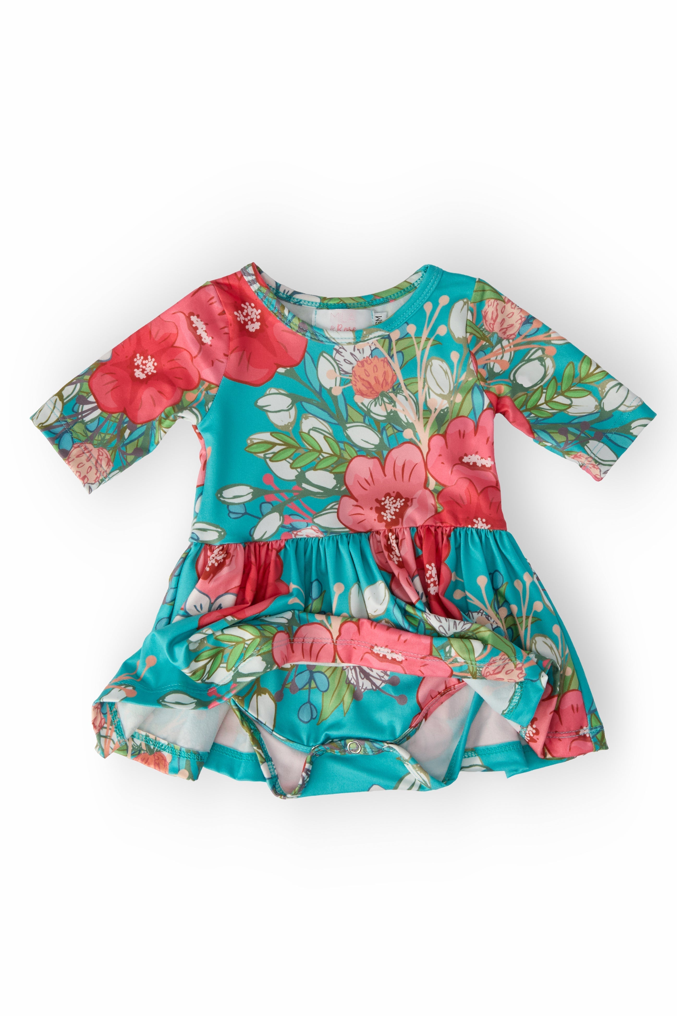 SALE After the Rain 3/4 Sleeve Twirl Bodysuit