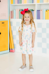 SALE Tied in Love S/S Pocket Twirl Dress
