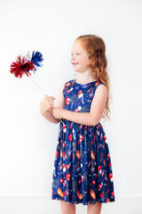SALE You Look Like the 4th of July Tank Twirl Dress