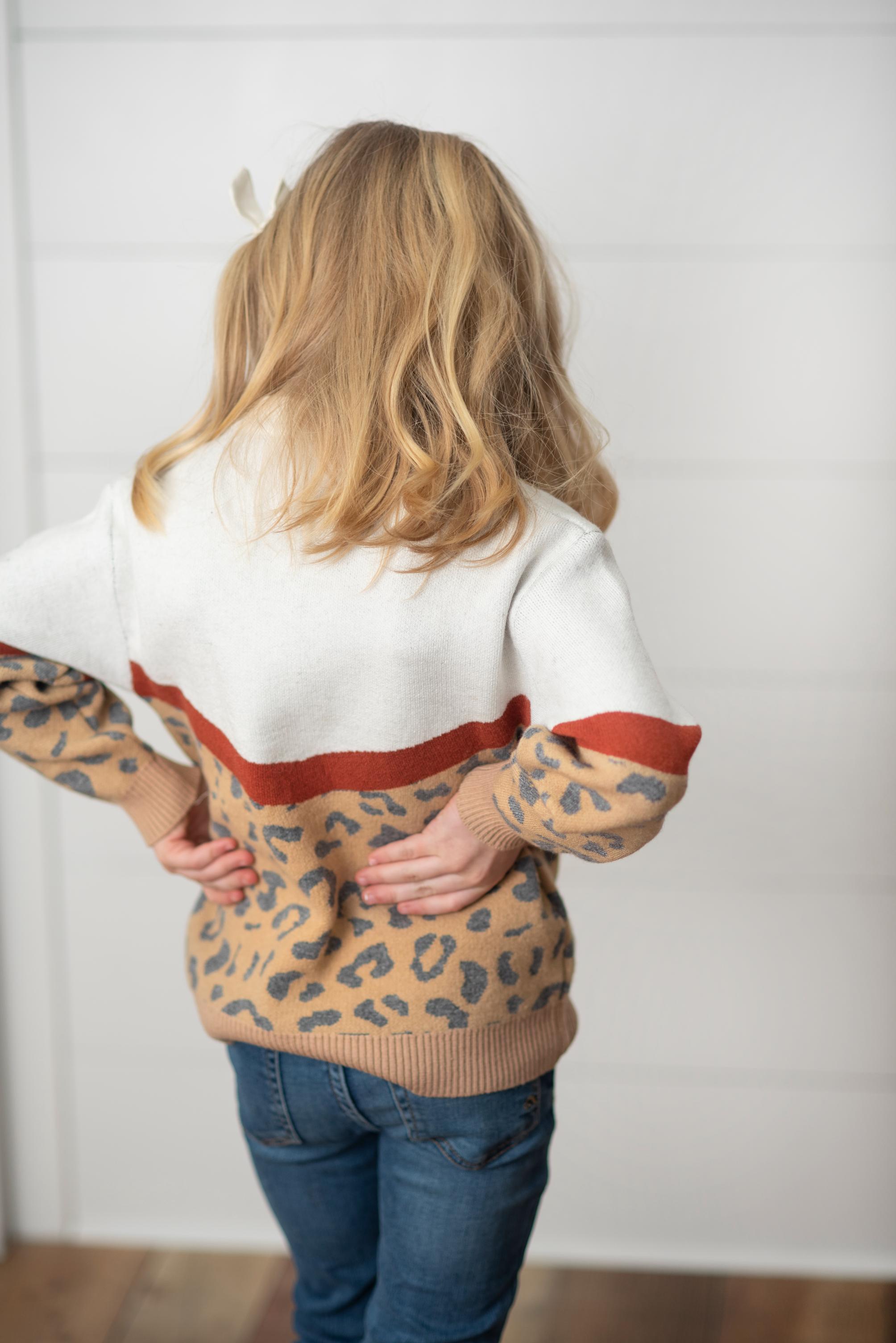 Rust Lep V Sweater