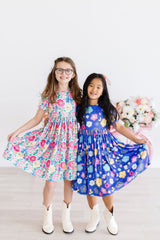 Wildflower Wishes S/S Pocket Twirl Dress