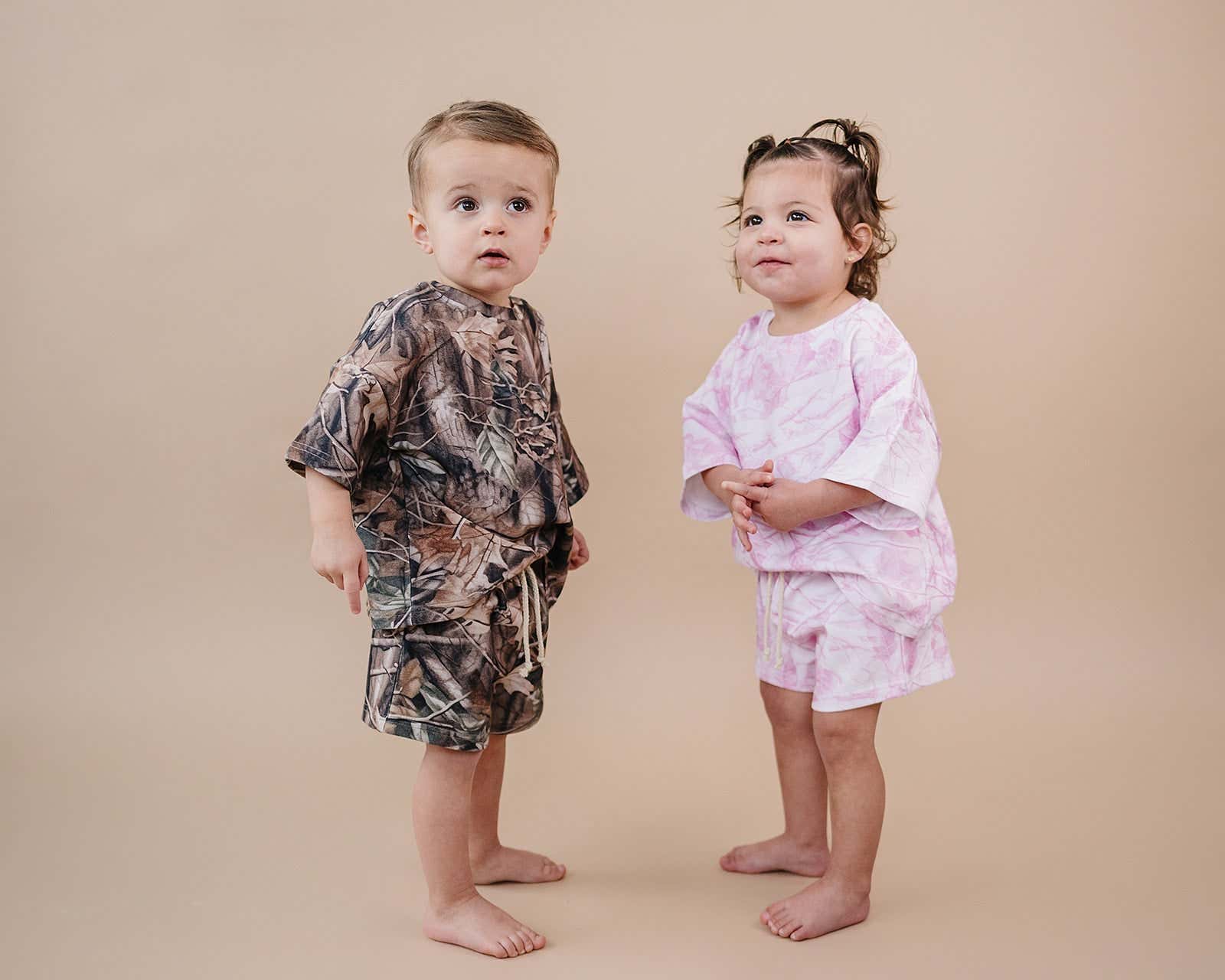 Shorts Set | Brown Camo