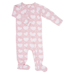 So Much Love Zipper Footie